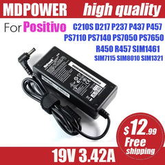 100% Nova alta qualidade Fonte 19V 3.42A Notebook Positivo 19v 3.42a N193 Cce Sti Carregador laptop power AC adapter charger
