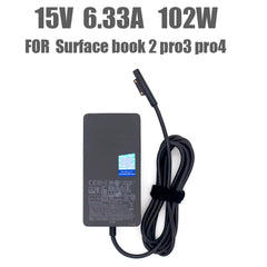 15V 6.33A 102W Charger For Microsoft Surface Laptop Surface Book 2 Surface Go Surface Pro 6 7 Pro 5 Pro 4 Pro 3 with 5V 1.5A