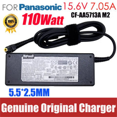 Genuine CF-AA5713A2E 15.6V 7.05A AC Power Adapter For Panasonic TOUGHBOOK CF-31 CF-52 CF-53 CF-AA5713A M1 M2 CF-AA5713A Charger