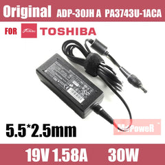 Original For TOSHIBA 19V 1.58A ADP-30JH A PA3743U-1ACA laptop supply power charger AC adapter AT100 Mini B500 NB201 NB200 NB300