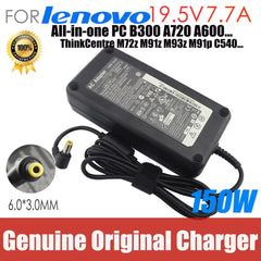original 150W 19.5V 7.7A AC Adapter for Lenovo ThinkCentre M72z M91z M93z M91p C540 All-in-One pc power supply B300 A720 A600