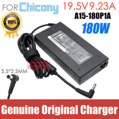Genuine A17-180P4A 19.5V 9.23A 180W ac Chicony power Adapter A15-180P1A For CLEVO P950HR N850HP6 MSI GS63VR GS43VR WS63VR GE72VR
