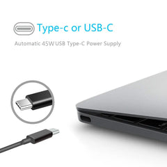 Original 45W Type-C USB PD Laptop AC Adapter for Dell xps13 9300 7390 9380 9370 9365 9360 9350 9343 XPS12 9250 Lat 7350 charger