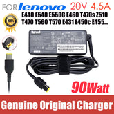 original 20V 4.5A AC Adapter Laptop Charger For Lenovo Thinkpad E440 E540 E550C E460 T470s T470 T560 T570 E431 E450c E455 Z510