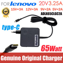 20V 3.25A 65W USB Type C Power Adapter Charger for Lenovo Thinkpad X1 carbon Yoga X270 X280 T580 P51s P52s E480 E470 s2 EU Plug