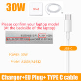 29W 30W 61W 87W USB-C Laptop Power Adapter Type-C PD Charger For Apple Macbook 13 15-inch A1706 A1707 A1708 A1534 A1719 for iPad Pro