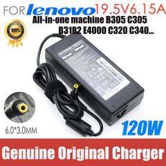 Original 19.5V 6.15A 120W 6.3*3.0mm AC Adapter For Lenovo All-in-one machine B305 C305 B31R2 E4000 C320 C340 41A9734 41A9732