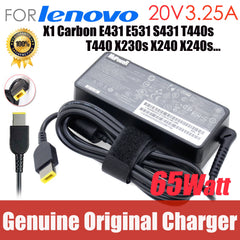original 20V 3.25A AC Adapter Laptop Charger For Lenovo Thinkpad X240 X270 X260 K3-IML 14s-IWL E440 E450 E550 E560 E431 45N0262