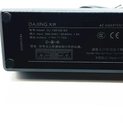 Genuine DAJING DJ-120100-SA 12V 10A 120W AC to DC Adapter Charger for LED Strip Light /CCTV / Camera Power Supply