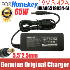 Genuine Huntkey HKA06519034-6C 19V 3.42A 65W HKA06519034-6J AC Adapter For Intel NUC GIMI LIGHTANK Laptop Power Supply Charger