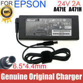 Original A471H 24V 2A 48W Scanner Printer Charger AC Adapter For Epson GT-2500 DS-520 530 570W DS-760 770 775 Power Supply