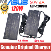 Original 20V 6A 120W 4.5*3.0mm 6.0*3.7mm AC Adapter Charger For ASUS A17-120P2A ADP-120CD B PA-1121-22 Power Supply