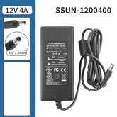 Original SOY SUN-1200400 12V 4A 48W AC DC Power Adapter Charger For MSI / SKYWORTH Monitor Laptop Power Supply GQ48-120400-E1