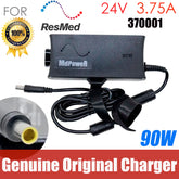 Original 24V 3.75A 90W AC Adapter Charger for ResMed AIR SENSE S10 IP22 370001 370002 AD501 DA-90F24 DA90A24 R370-7232 R370-7407