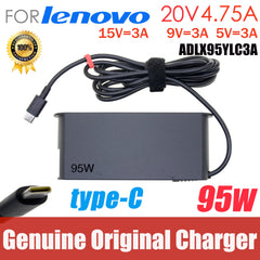 Genuine 20V 4.75A 95W ADLX95YLC3A ADLX95YCC3A Power Supply AC Adapter For LENOVO THINKPAD Y740S X1 TABLET 2016 Laptop Charger