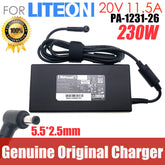 Genuine LITEON PA-1231-26 20V 11.5A 230W 5.5x2.5mm Laptop AC Adapter For HASEE MSI Laptop Power Supply Charger