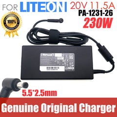 Genuine LITEON PA-1231-26 20V 11.5A 230W 5.5x2.5mm Laptop AC Adapter For HASEE MSI Laptop Power Supply Charger