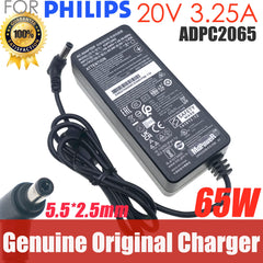Original ADPC2065 65W 20V 3.25A AC Adapter Charger for Philips 275E1275E1S 275E1E 288E2A 4K Ultra HD LCD Monitor Power Supply