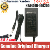 Original NSA40ED-190200 19V 2A AC Adapter Charger For Harman / Kardon JBL Onyx Studio 1 2 3 4 5 6 Bluetooth Speaker Power Supply