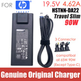 Original HSTNN-DA22 19.5V 4.62A 5V 1.5A USB 90W Slim Travel AC adapter For HP TPN-CA09 937532-850 TPC-CA57 PPP012D-L TPN-CA18