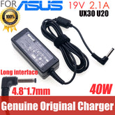 Original 19V 2.1A AD6630 FOR ASUS laptop ac adapter UX30 UX20 U20 UX30L UX30K 4.8*1.7mm long interface connector power charger