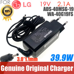 19V 2.1A 40W EAY63128601 For LG AC Power Adapter Charger ADS-40MSG-19 LCAP48-BK 19040GPKLG 11T540 11T740 13Z940 13ZD940 3.0*1.1m