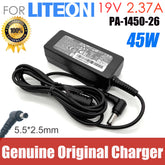 Genuine LITEON PA-1450-26 19V 2.37A 45W 5.5x2.5mm AC DC Power Adapter Laptop Charger 45W Notebook Power Supply