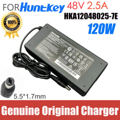 Original HKA12048025-7E Huntkey 48V 2.5A 90W AC Adapter Charger For Hikvision POE Switch Power Supply 5.5*1.7mm