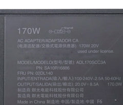 Original ADL230SCC3A 20V 11.5A 230W AC Adapter Laptop Charger for Lenovo Legion Y740 Y920 Y540 P70 P71 P72ADL230NLC3A 00HM627