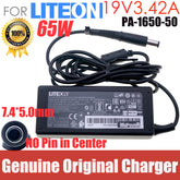 Genuine Liteon PA-1650-50 65W 19V 3.42A 7.4*5.0mm AC Adapter Charger Power Supply HKA06519034-6J