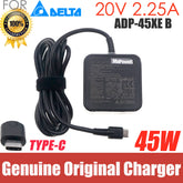 Original for Wacom Cintiq Pro 13 Power Supply AC Adapter Type-C 20V 2.25A 45W ADP-45XE B For DTH1320 1620 Graphic Tablet Charger