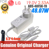 Genuine 19V 2.53A AC Adapter For LG 29BN650-B 29BN650B 32SR50F 32SR53FS 32"29" UltraWide Smart Monitor MS-V2530R190 EAY65689004