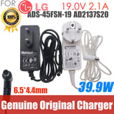 19V 2.1A ADS-40FSG-19 Switching AC Adapter Chargers For LG LCD Monitor 27EA33 E1948SX E1951S E1951T E2051S E2251VQ E2351VRT