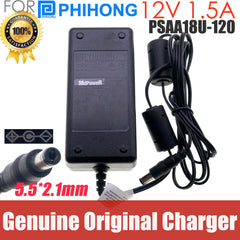 Original Phihong DATALOGIC BC9030 8-0935 Power Supply 90ACC0194 12V-1500mA 12V 1.5A 5.5*2.1mm PSAA18U-120
