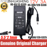 Genuine JINHUASHENG 12V 3A RS-300/120-S336 RS-300/120-S325 RS-03/12-S335 AC Adapter Charger Power Supply 5.5*2.1mm Original