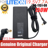 Original LITEON 19.5V 7.7A 150W PA-1151-08 AC Adapter Charger For MSI GL62M 7RDX MS-16J9 Laptop Power Supply Genuine OEM