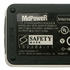 Original 15V 2.66A Power Supply for Yamaha THR5 THR10 PDX-50 PDX-60 Speaker WZ12150 TSX-W80 80 70 70BU 70BR AC Adapter