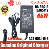 Original AC Switching Adapter ADS-65AI-19-3 65W Charger for LG LED TV Monitor Power Supply LCAP40 DA-65G19 PA-1650-68
