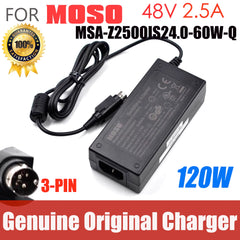 Genuine MOSO MSA-Z2500IS24.0-60W-Q Power Supply AC Adapter 24V 2.5A 60W 3-PIN Plug Printer Power Charger