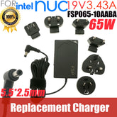 Genuine FSP065-10AABA For Intel NUC Mini Laptop Charger Power AC Adapter Original FSP 19V 3.43A Power Supply