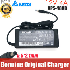 Genuine Delta AC Adapter Charger DPS-48DB 48W 12V 4A For Hikvision Dahua Monitoring Video Recorder Power Supply 5.5*2.1mm
