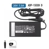 ADP-150CH D Genuine Delta 20V 7.5A 150W AC Adapter ECW21702RG Laptop Charger Power Supply 7.4*5.0mm