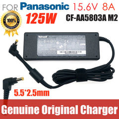 Genuine 15.6V 8A CF-AA5803A CF-AA1683A AC Adapter Charger for Panasonic Toughbook CF-74/19 CF-51 CF-52 CF-30 CF-31 Power Supply