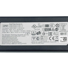 Original NB-90A19 DA-90J19 DA-90C19 19V 4.74A 90W APD AC Adapter for Western Digital WD PR4100 NAS PR-4100 NAS MY CLOUD EX4100