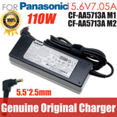 110W Original AC Adapter Charger For Panasonic Toughbook CF-19 CF-31 Cf-52 Cf-53 CF-54 CF-74 CF-AA5713A M1 M2 M3 15.6V 7.05A