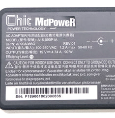 A15-090P1A Chicony AC Adapter 19V 4.74A 90W For MSI PS42 Wind U100X U90 U90X Laptop A10-090P3A Power Supply A090A029H PA-1700-03