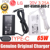 For LG gram 15Z90Q 16Z90Q 17Z90Q 16Z95PD 17Z90P-K.AAB9U1 ADT-65DSU-D03-2 ADT-65FSU-D03-EPK EAY65895901 USB-C AC Power Adapter