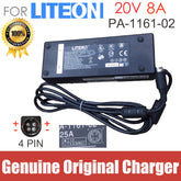 Genuine Liteon 4-PIN 160W AC DC Adapter PA-1161-02 Power Supply 20V 8A OEM Power Supply