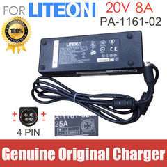 Genuine Liteon 4-PIN 160W AC DC Adapter PA-1161-02 Power Supply 20V 8A OEM Power Supply