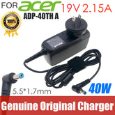 ADP-40TH A ADP-40PH BB 19V 2.15A 40W 5.5x1.7mm PA-1400-14 AC Adapter Charger For ACER ASPIRE ONE 532H AC761 S230HL Laptop